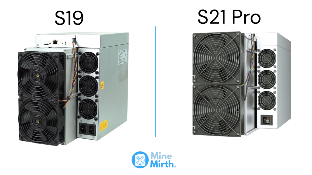 Bitmain S19 and S21 Pro