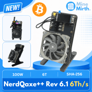 NerdQaxe++ Rev 6.1 6Ths